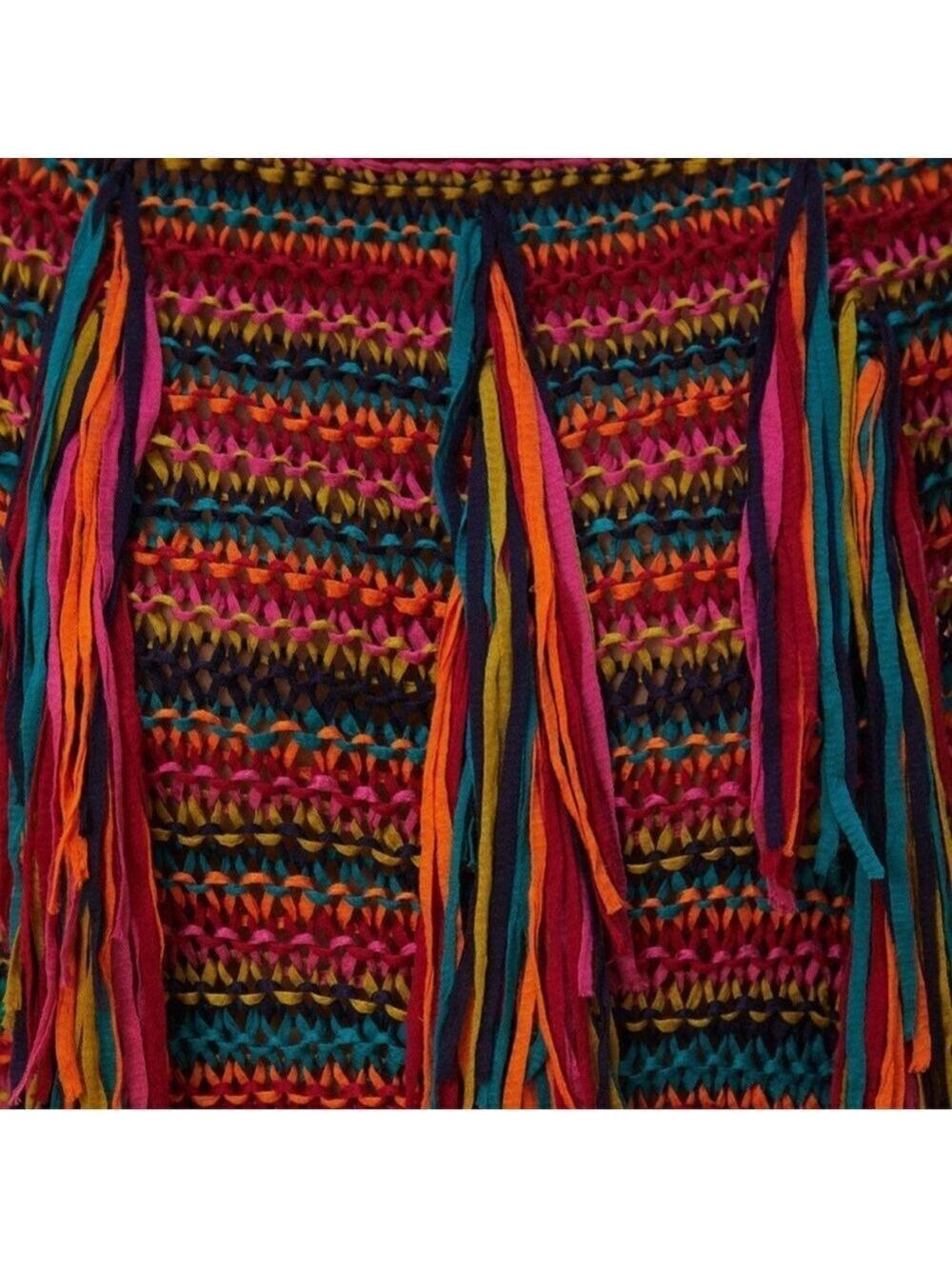 Farm Rio Colorful Stripes Knit Sweater - Picture 9 of 10